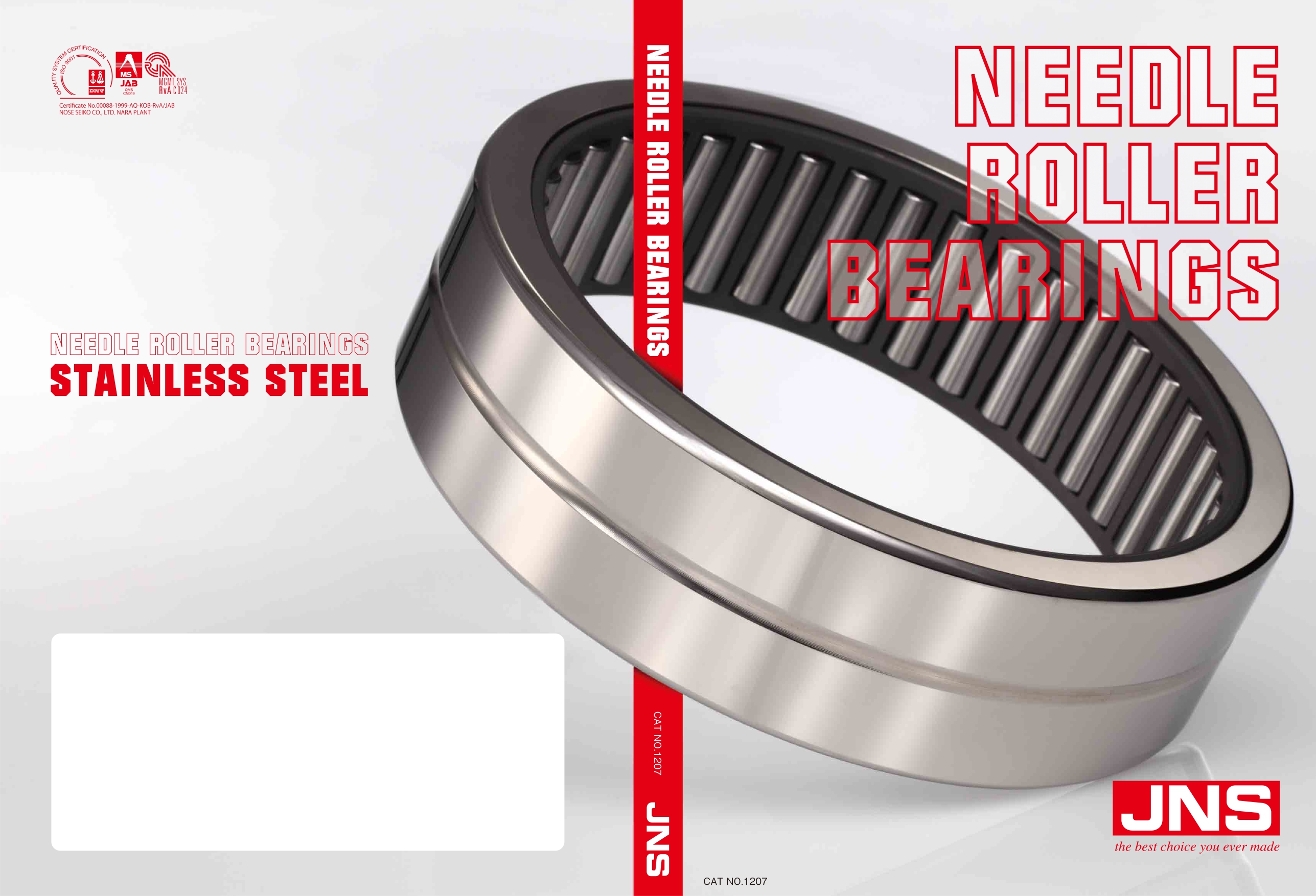 Игольчатые подшипники и опорные ролики JNS