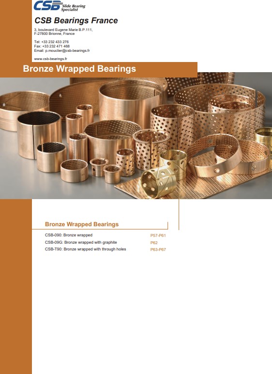 Подшипнкии с бронзовой обмоткой CSB