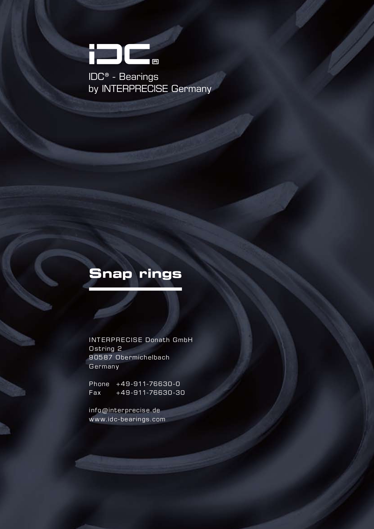 Стопорные кольца IDC